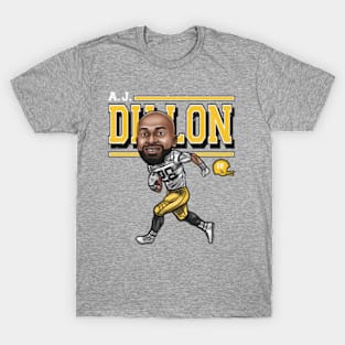 A.J. Dillon Green Bay Cartoon T-Shirt